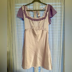 Free People Violet Visions Mini Dress